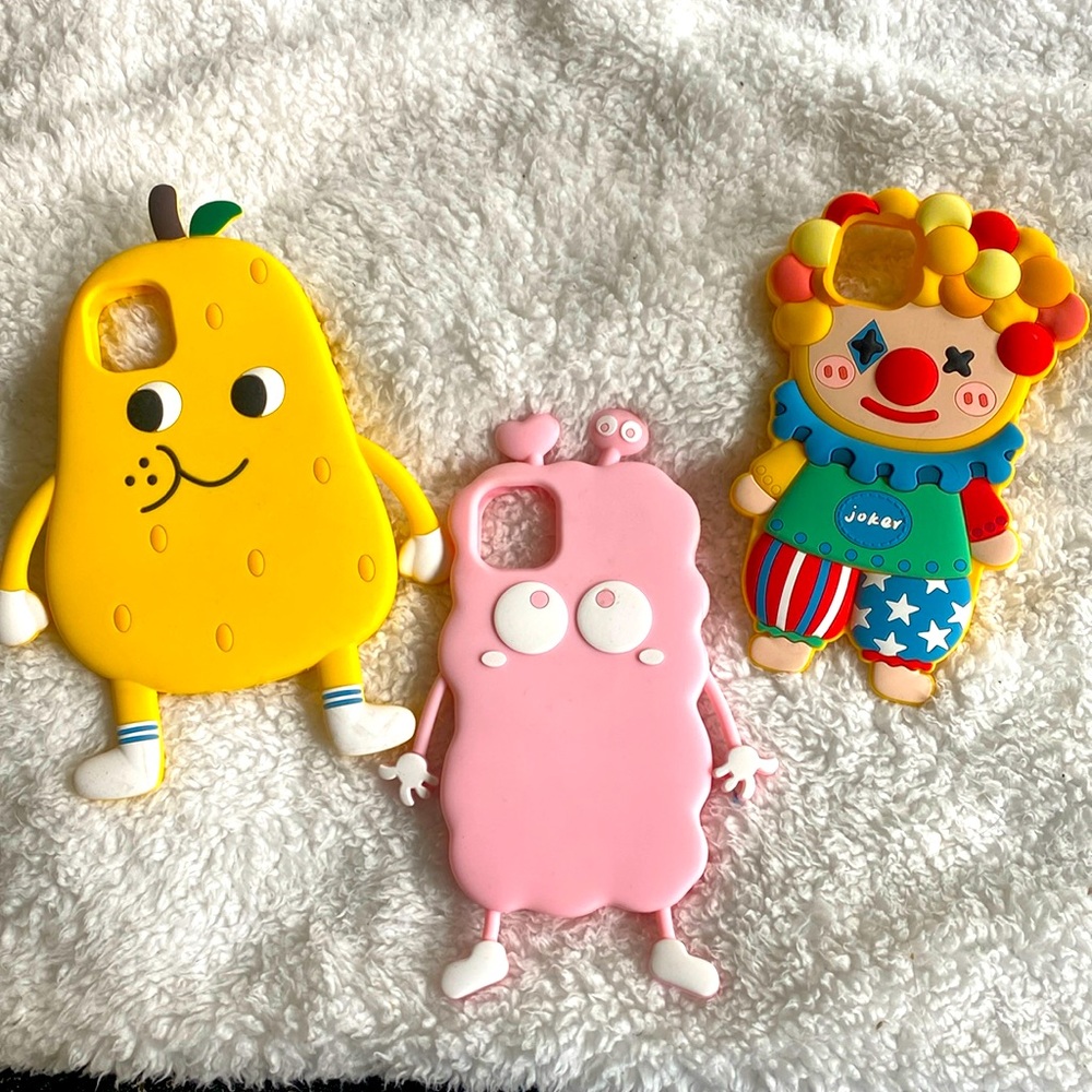 Lot of 3 iPhone 11 silicone cases